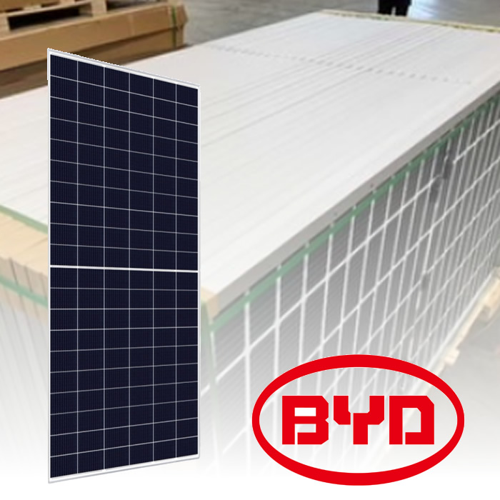 TL of Bifacial BYD Solar Panels Salvaged